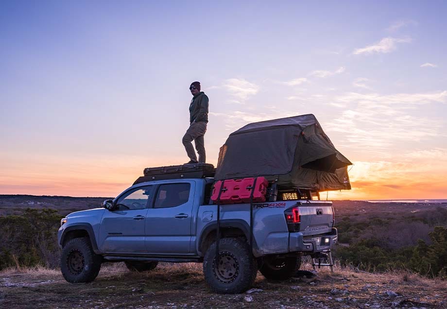 bed rack tent Overland BED RACK For 2005-2023 Toyota Tacoma LONG BED LOW Profile RACK
