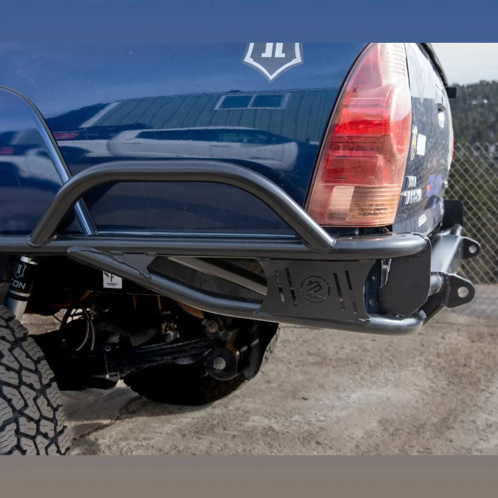 thumbnail image 2 of Genuine Toyota OEM Rear Bumper Cap Covers – Set Of 2 – 2005-2015 Tacoma – Black 2 of 4