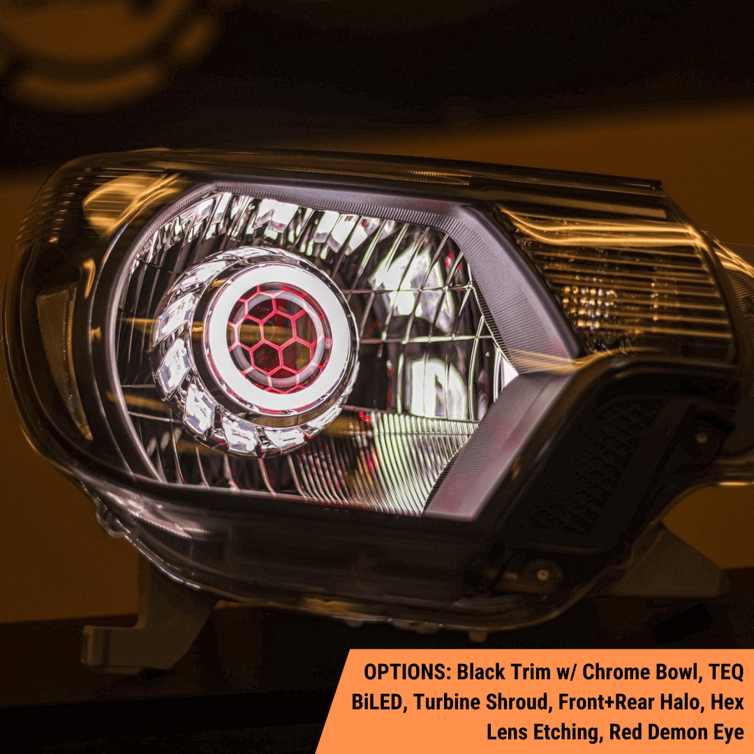 TEQ Customs LLC Headlights 2nd Gen Tacoma Custom Headlights (12-15)