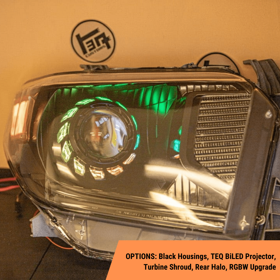 TEQ Customs LLC Headlights Custom Retrofit Headlights / 2014-2021 Tundra