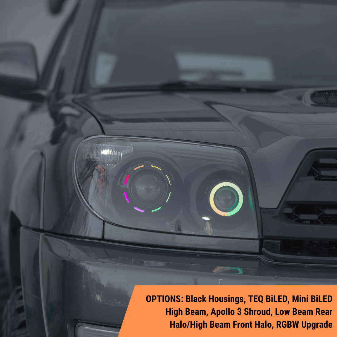 TEQ Customs LLC Headlights Custom Retrofit Headlights / 4th Gen 4Runner / 03-05