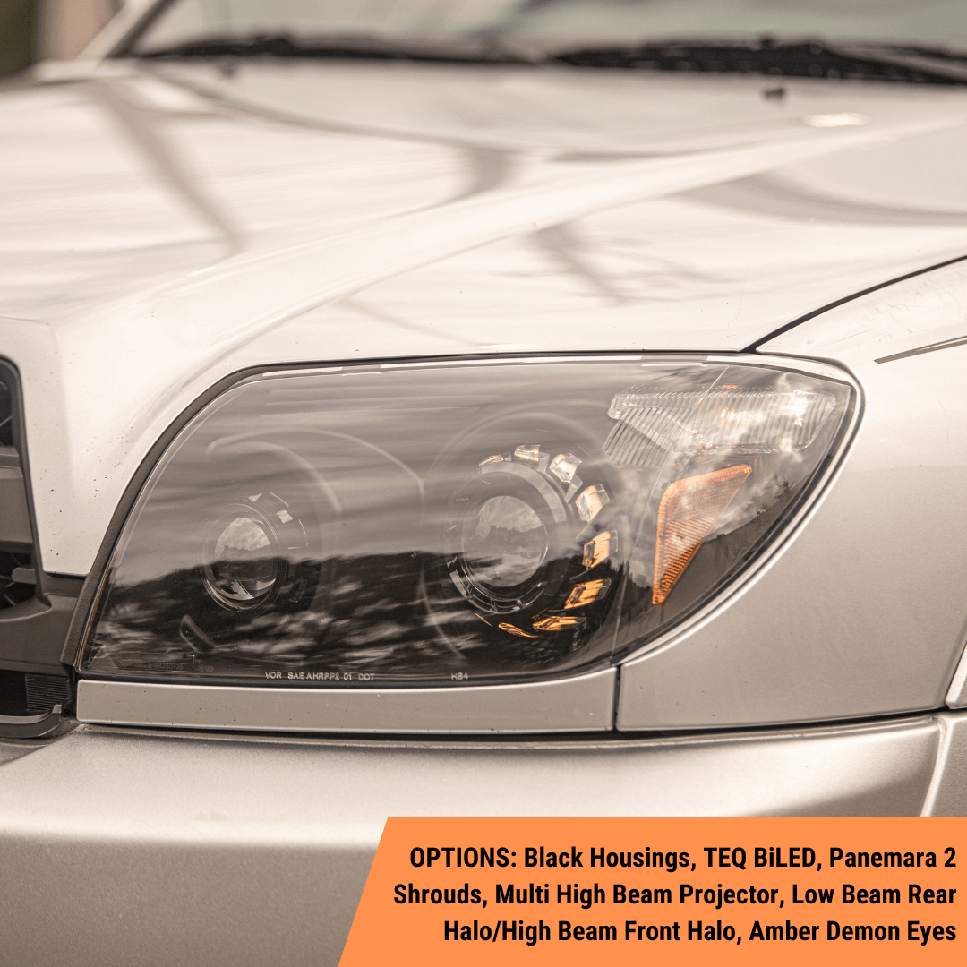 TEQ Customs LLC Headlights Custom Retrofit Headlights / 4th Gen 4Runner / 03-05