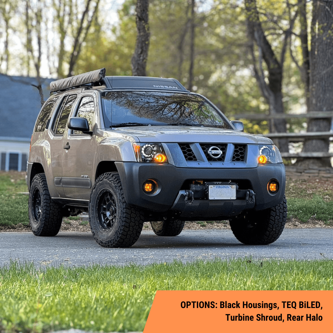 TEQ Customs LLC Headlights Nissan Xterra (05-15) Custom Headlights