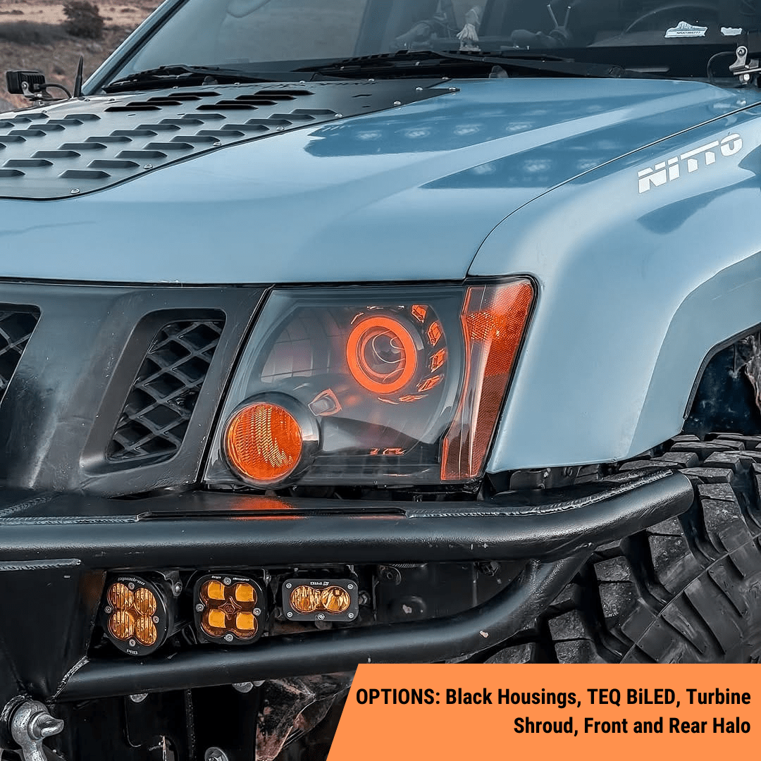 TEQ Customs LLC Headlights Nissan Xterra (05-15) Custom Headlights