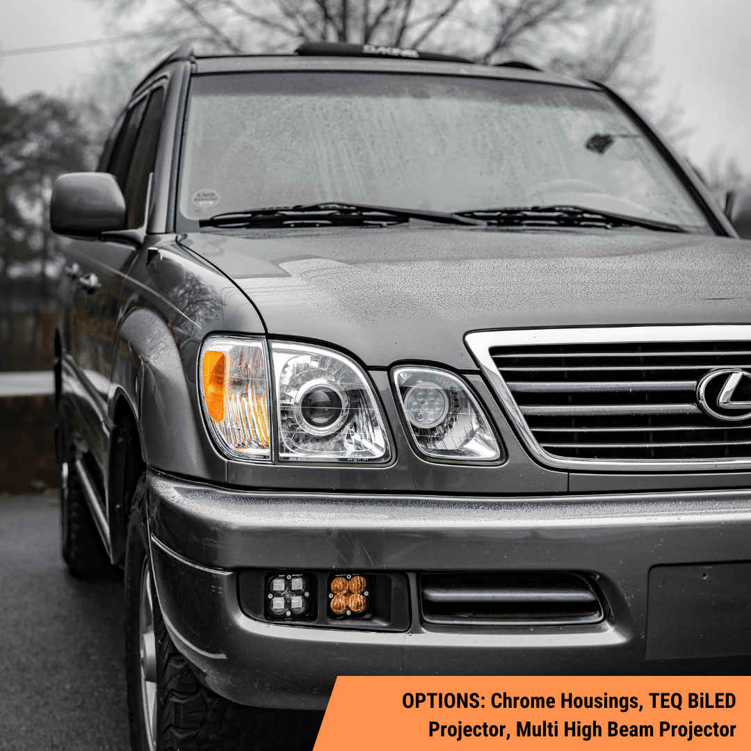 TEQ Customs LLC Headlights Retrofit Headlights / Lexus LX470 (98-07) / TEQ Customs