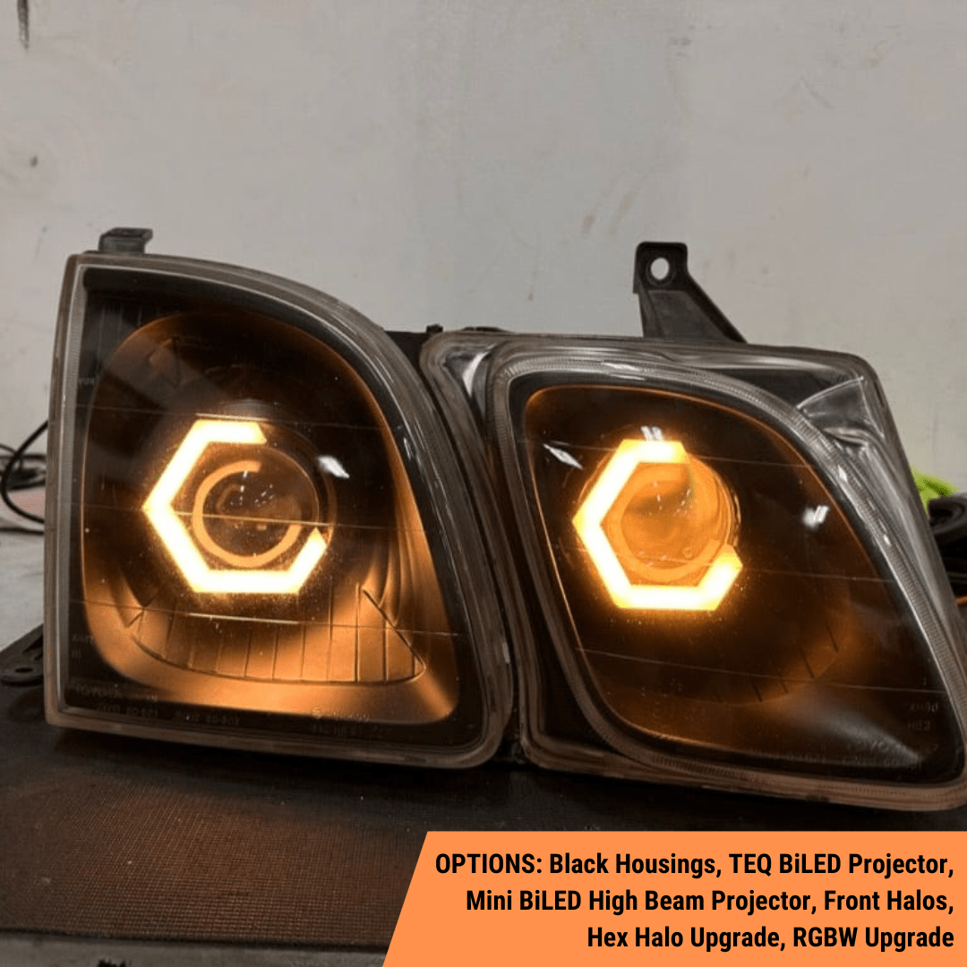 TEQ Customs LLC Headlights Retrofit Headlights / Lexus LX470 (98-07) / TEQ Customs
