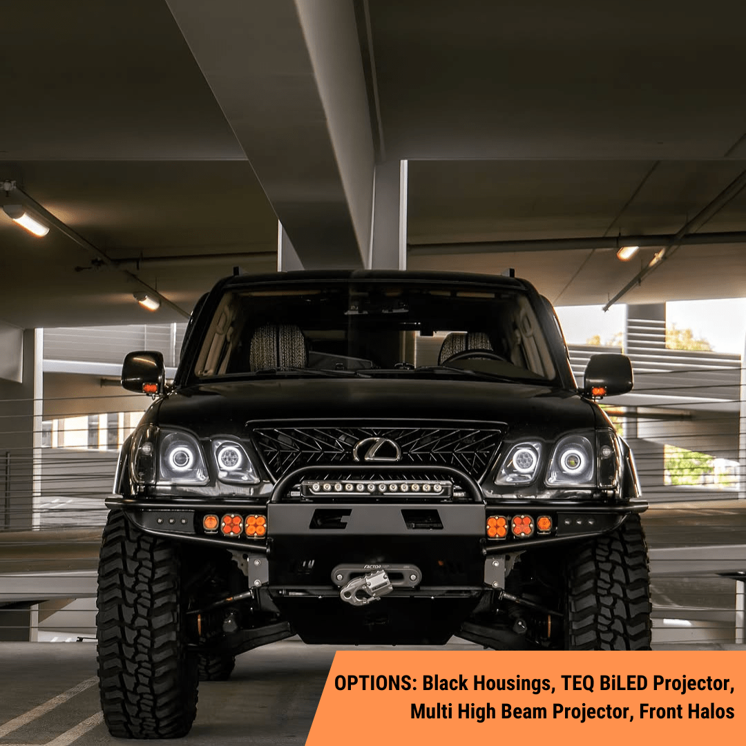 TEQ Customs LLC Headlights Retrofit Headlights / Lexus LX470 (98-07) / TEQ Customs