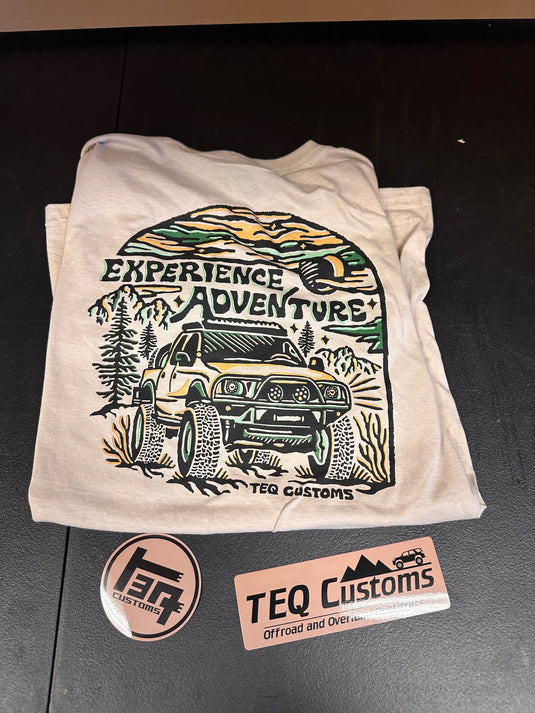 TEQ Customs X Rayco Design "Experience Adventure" T Shirt