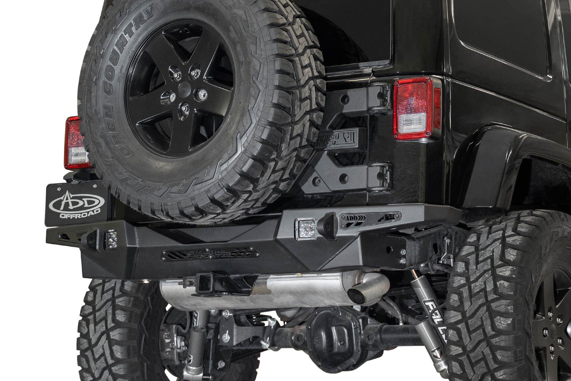Addictive Desert Designs Armor Jeep JK Stealth Fighter Rear Bumper