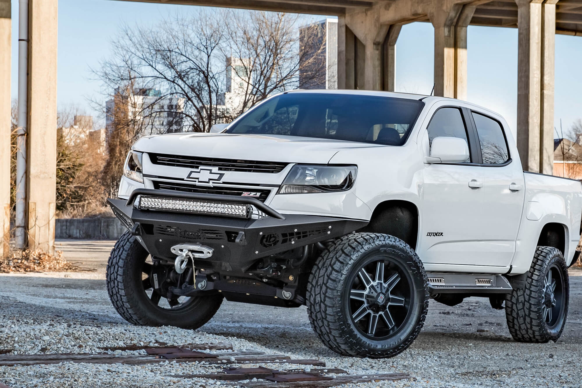 Addictive Desert Designs Bumper 2015-2020 Chevy Colorado/GMC Canyon (Non-ZR2) HoneyBadger Front Bumper