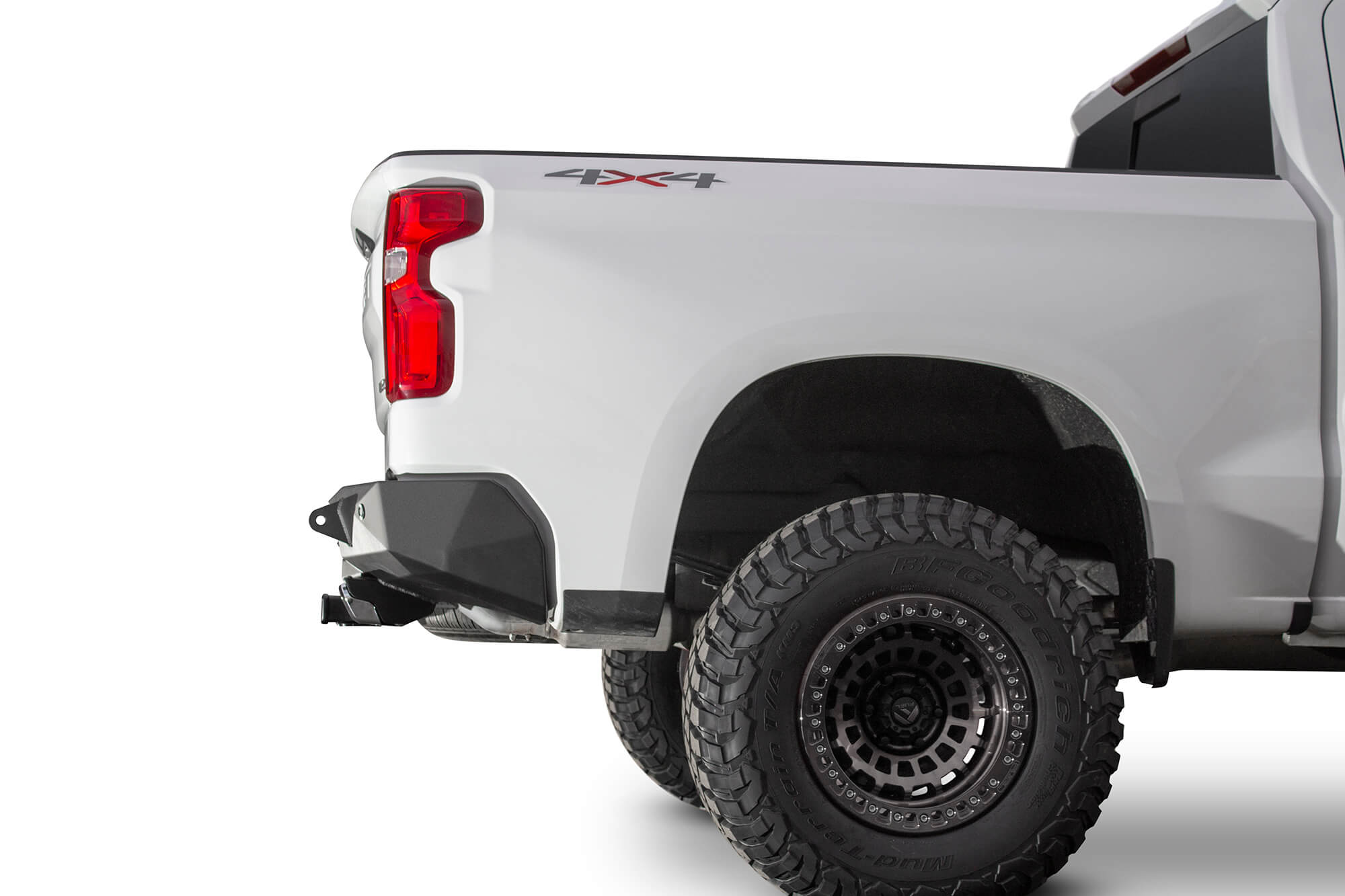 Addictive Desert Designs Bumper 2019-2021 Chevy/GMC 1500 Stealth Fighter Rear Bumper w/ Exhaust Tips