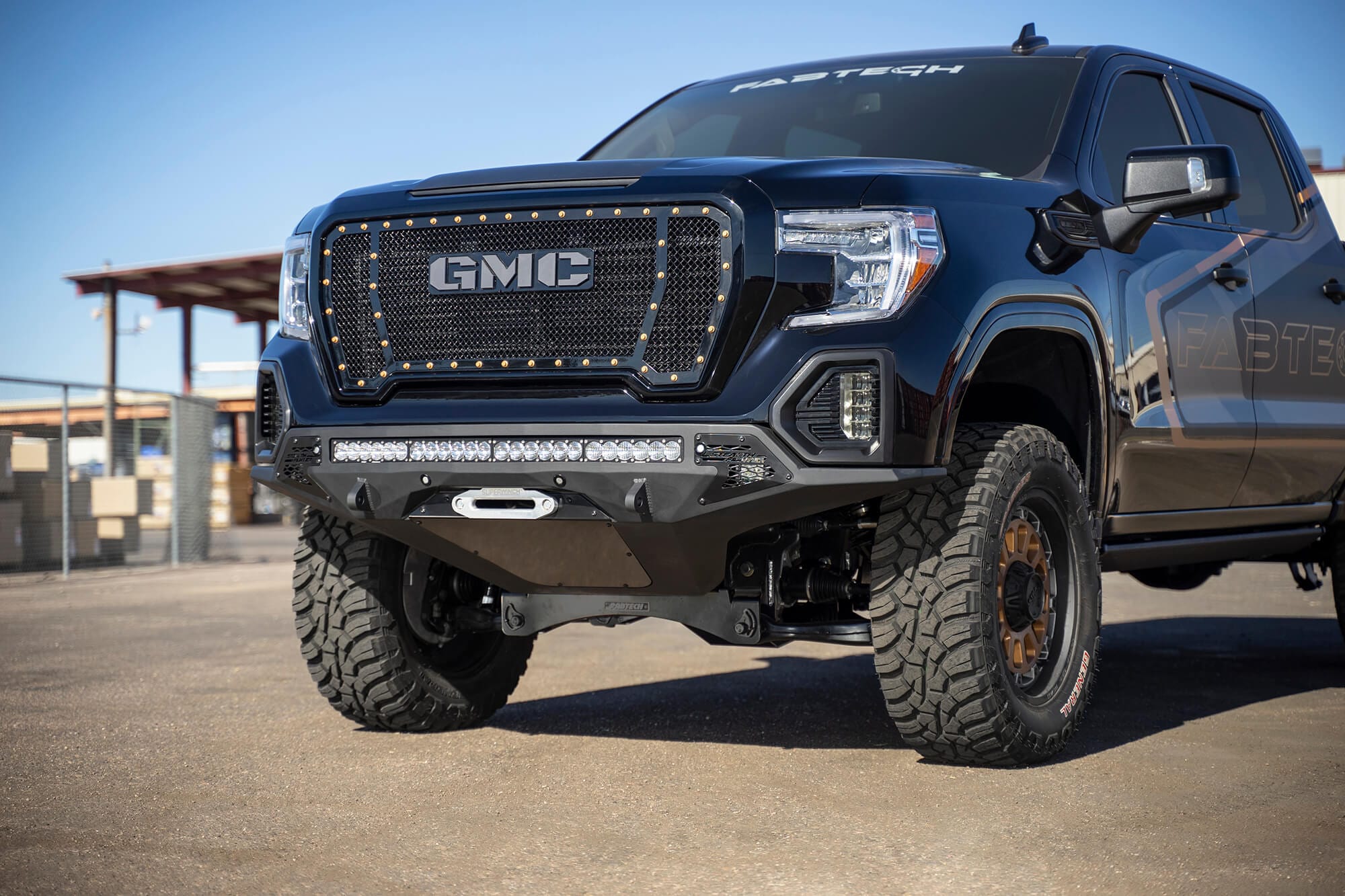 Addictive Desert Designs Bumper 2019-2021 GMC Sierra 1500 Stealth Fighter Front Bumper