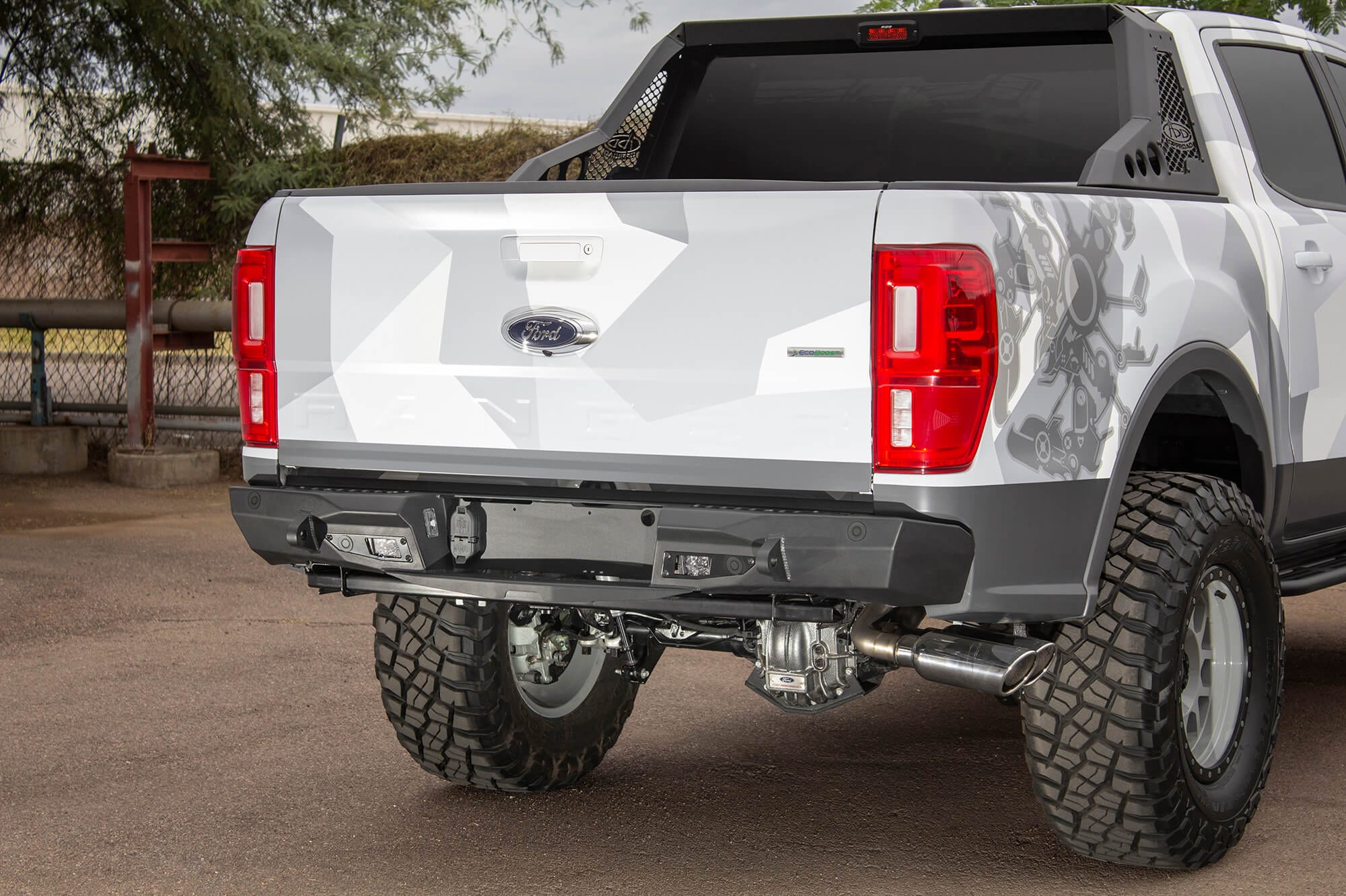 Addictive Desert Designs Bumper 2019-2022 Ford Ranger Stealth Fighter Rear Bumper