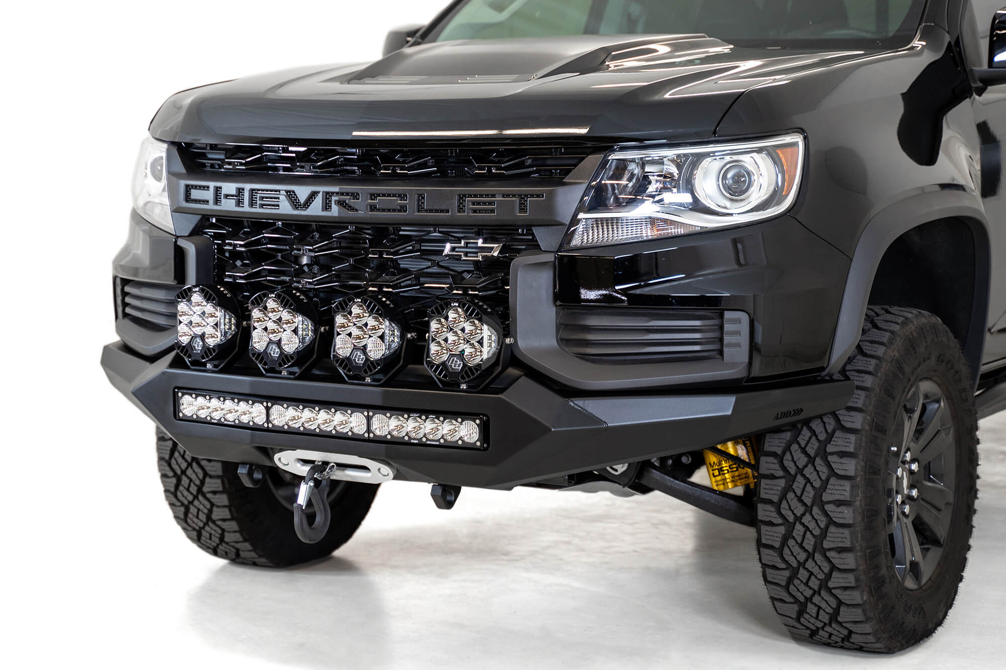 Addictive Desert Designs Bumper 2021 - 2022 Chevy Colorado ZR2 Stealth Fighter Front Bumper