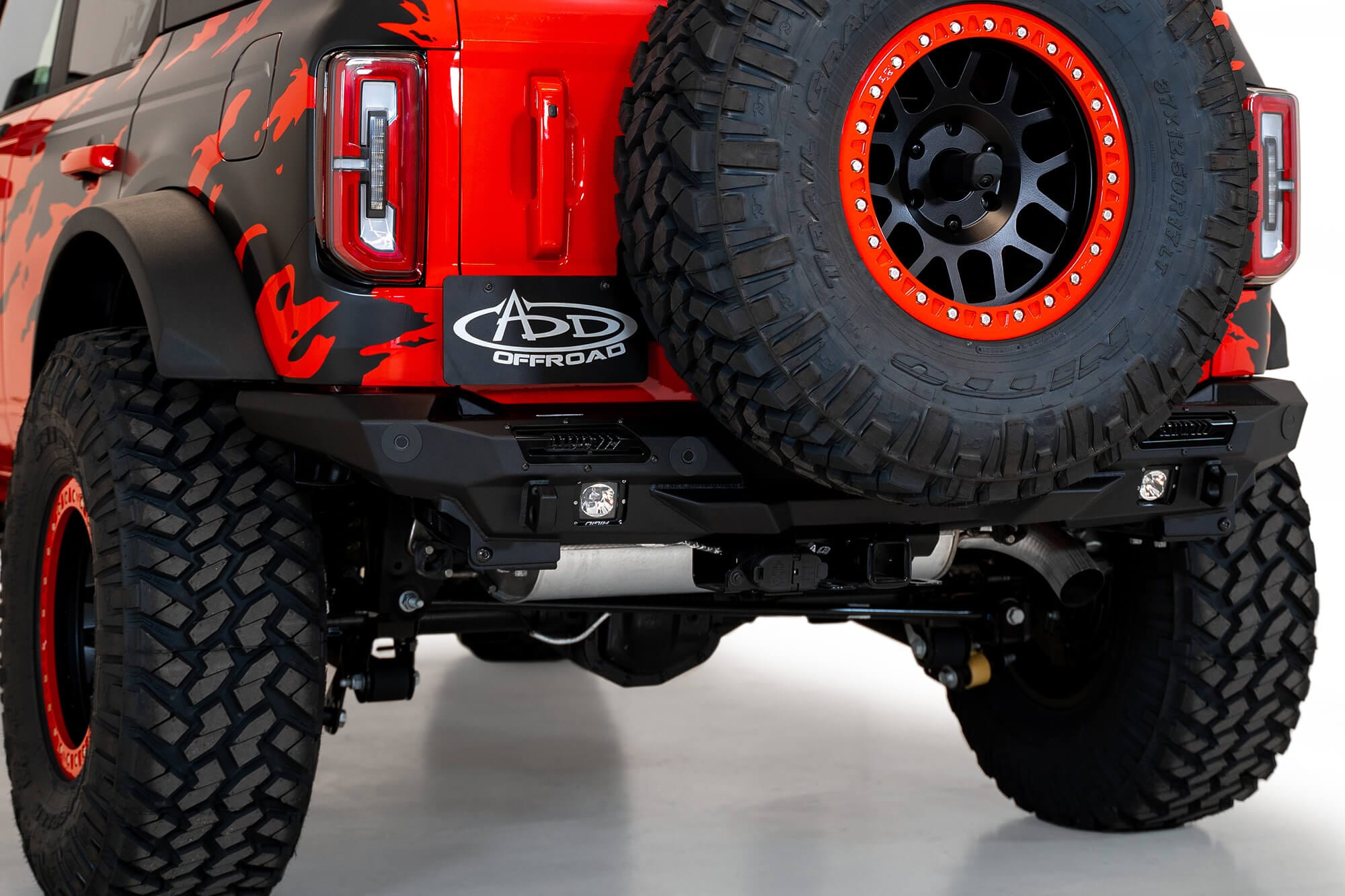 Addictive Desert Designs Bumper 2021-2025 Ford Bronco Stealth Fighter Rear Bumper