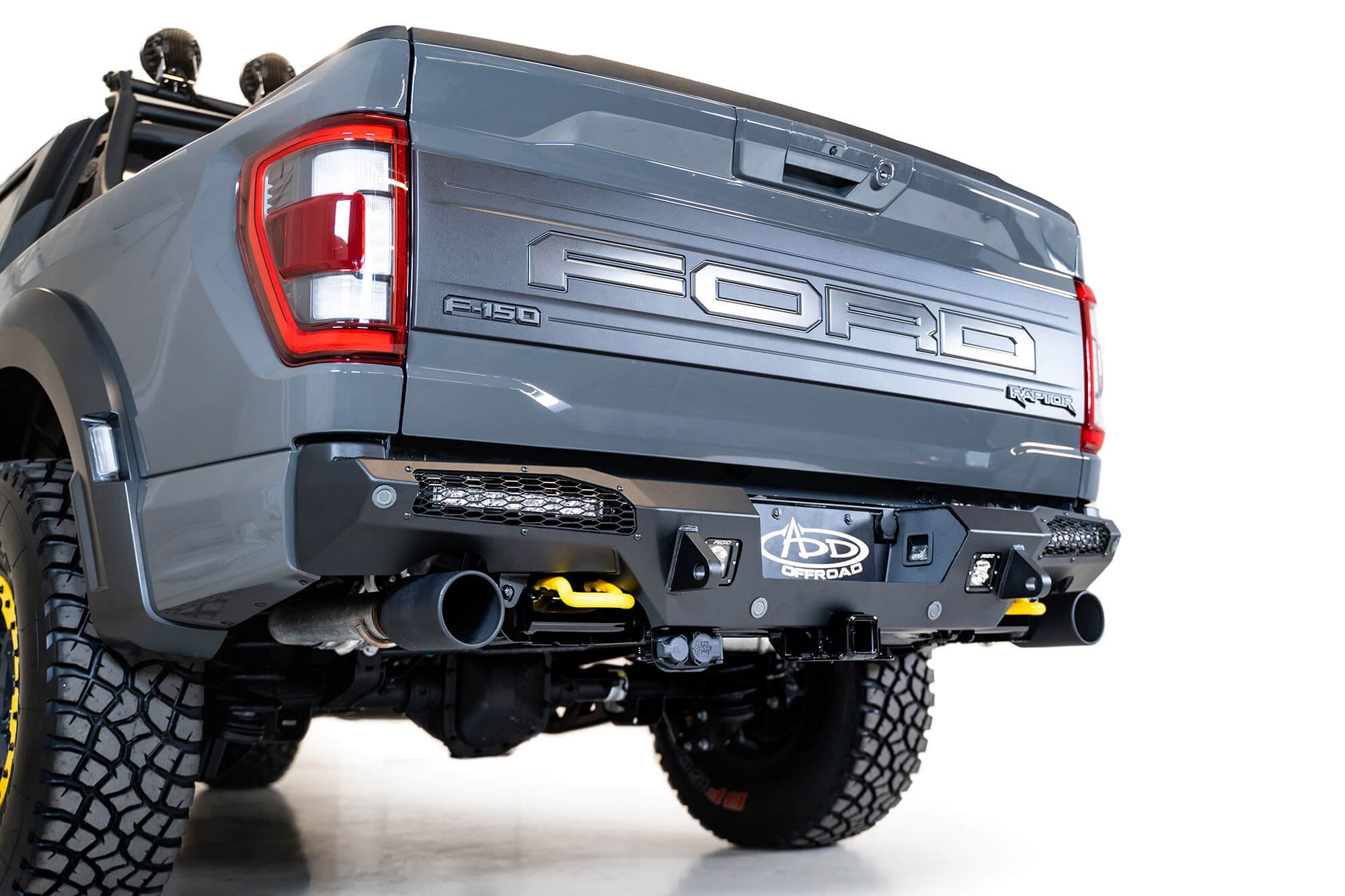 Addictive Desert Designs Bumper 2021-2025 Ford Raptor + Raptor R HoneyBadger Rear Bumper