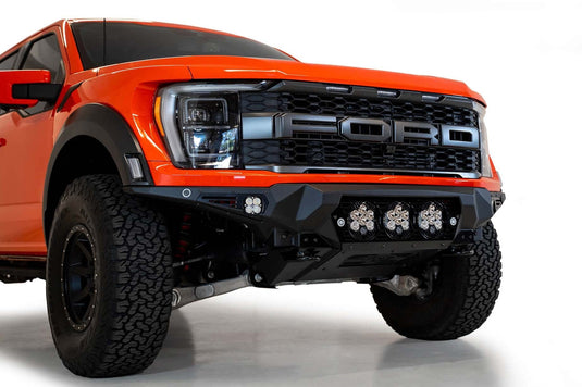 Addictive Desert Designs Bumper 2021+ Ford Raptor Bomber Front Bumper - Baja Design LP6 Pod Mounts