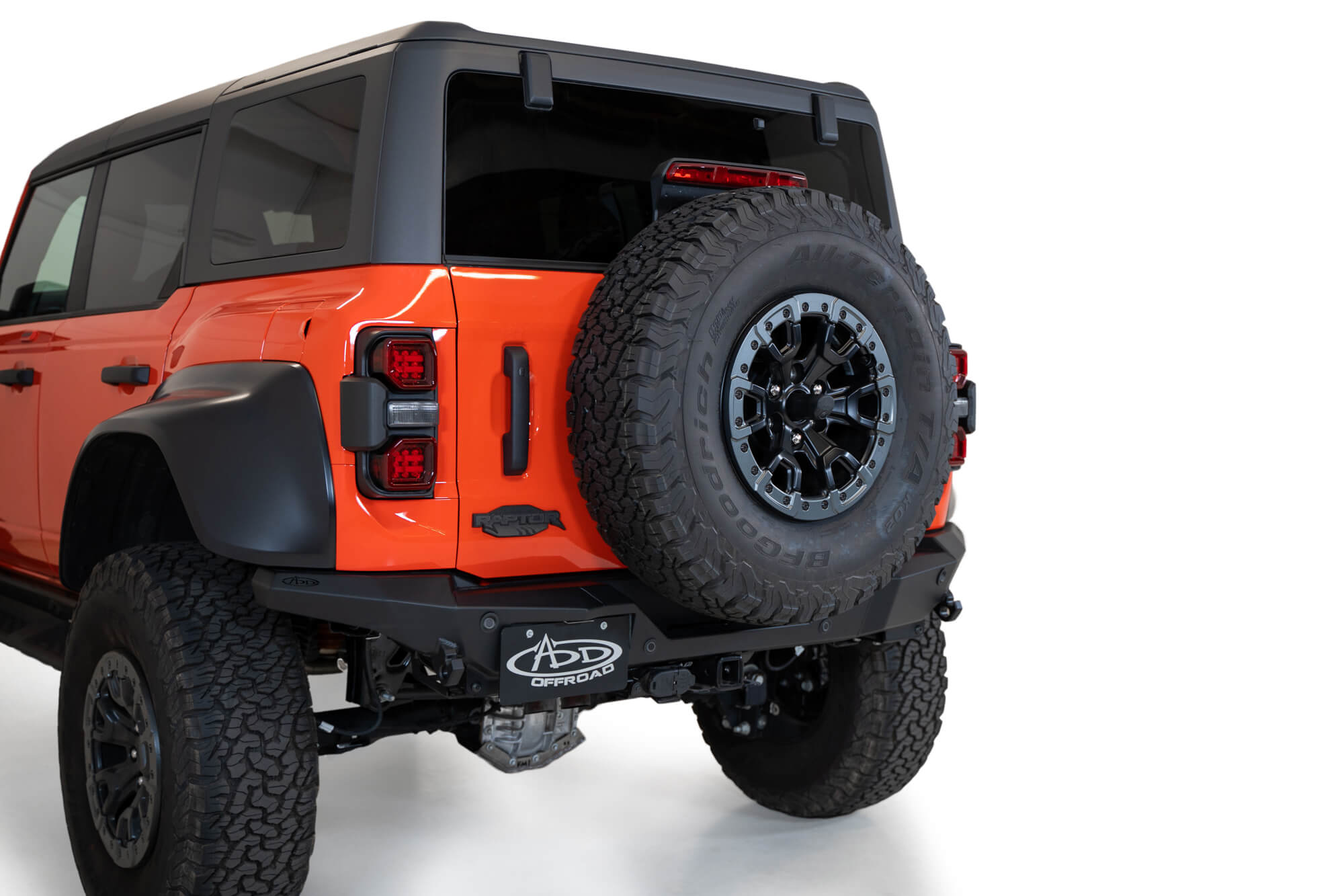 Addictive Desert Designs Bumper 2022-2024 Ford Bronco Raptor Rock Fighter Rear Bumper