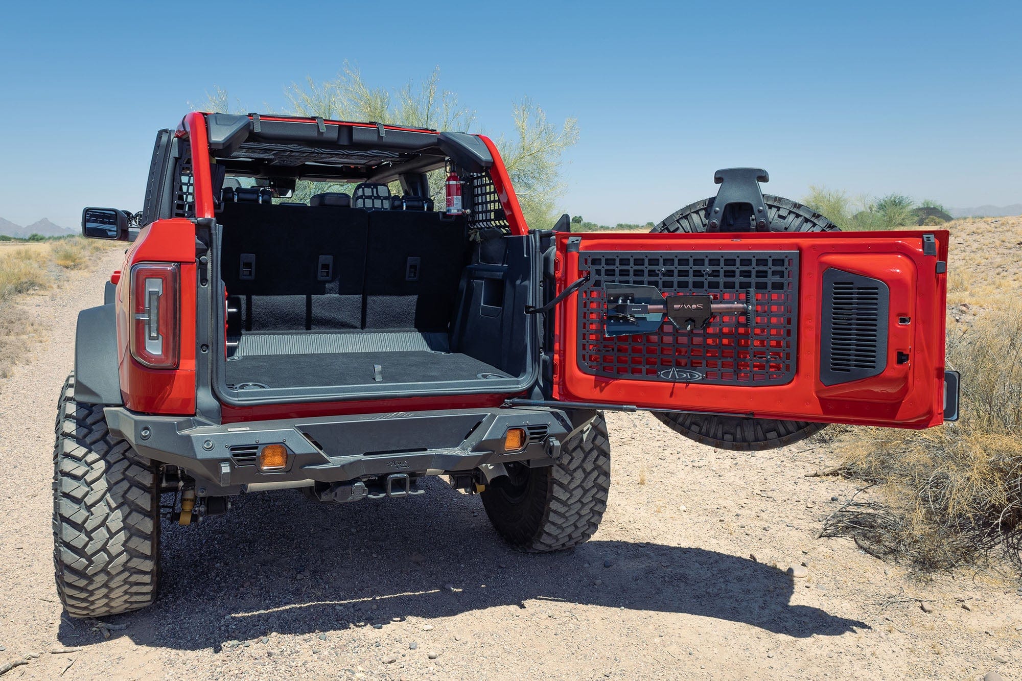 Addictive Desert Designs Truck Bed Rack GGVF-AC2302701NA-Tailgate Molle Panel