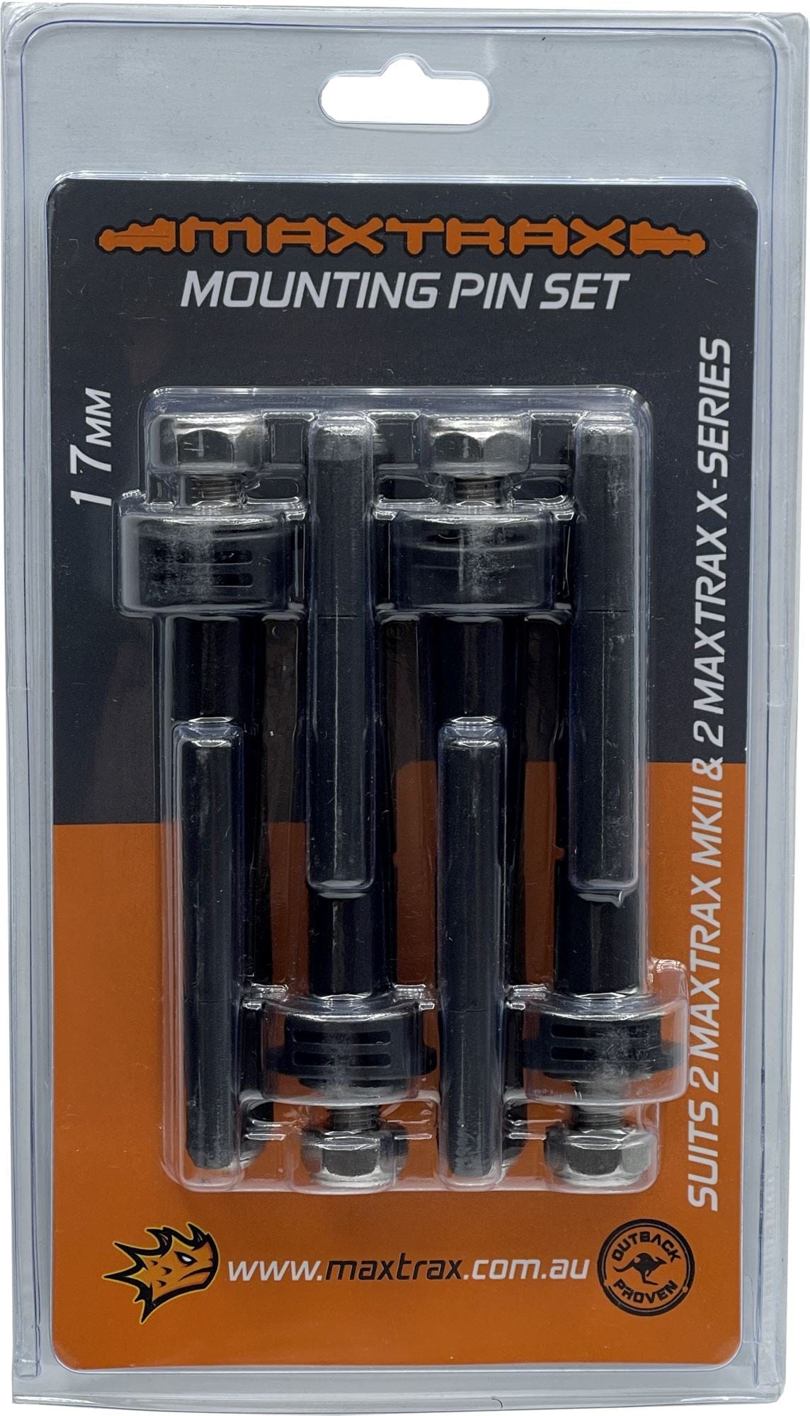 Adventure Imports Mounting Brackets 17mm MAXTRAX XTREME Combo Pin Set