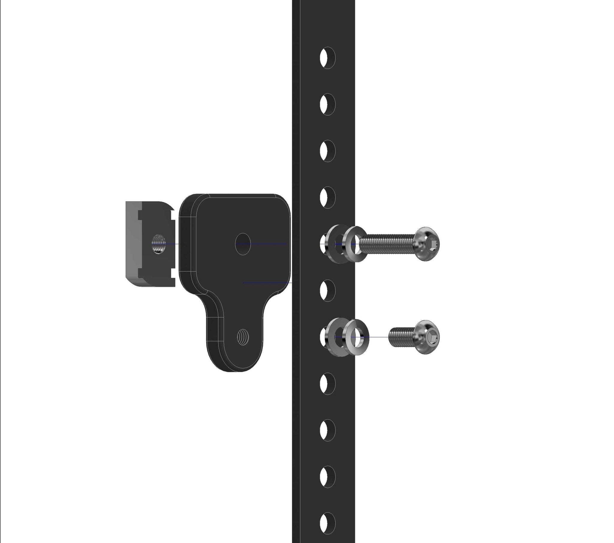 Adventure Imports Mounting Brackets Nissan w/ Flat Mounting Bars Overland Kitted MAXTRAX Bed Rail Mount