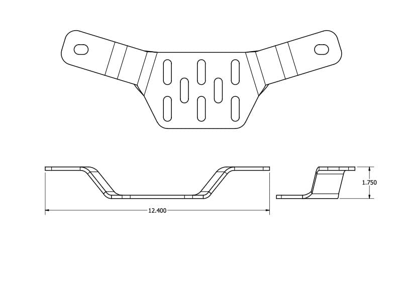 Adventure Imports Mounting Brackets Overland Kitted Raised Boomerang MAXTRAX® Mount 2