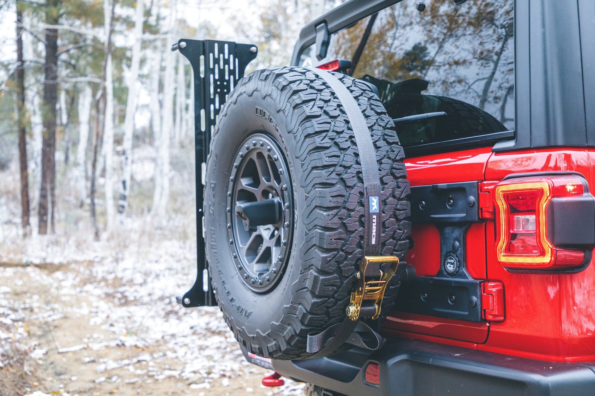 Adventure Imports Mounting Brackets Overland Kitted Spare Tire Accessory Bracket