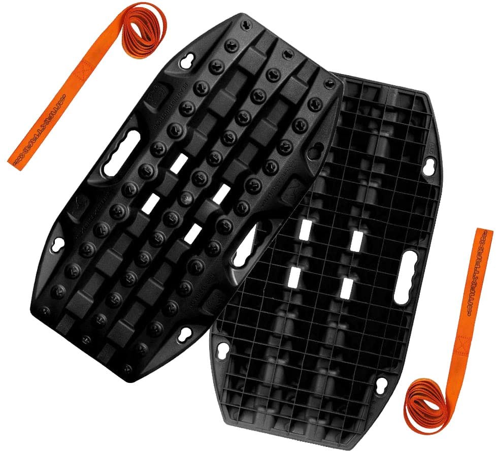 Adventure Imports Traction Boards Black MAXTRAX Mini + JaxBase Combo