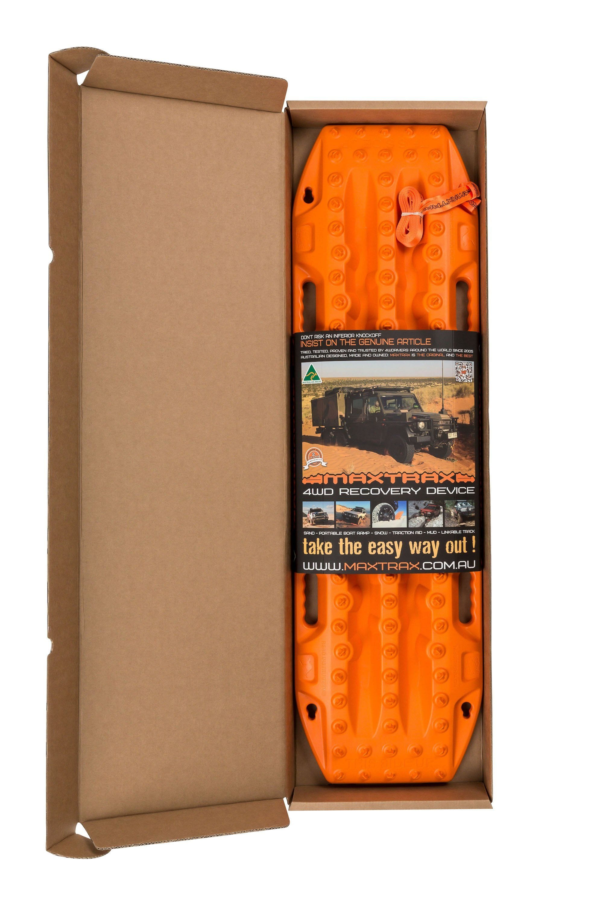 Adventure Imports Traction Boards MAXTRAX MKII Signature Orange Recovery Boards