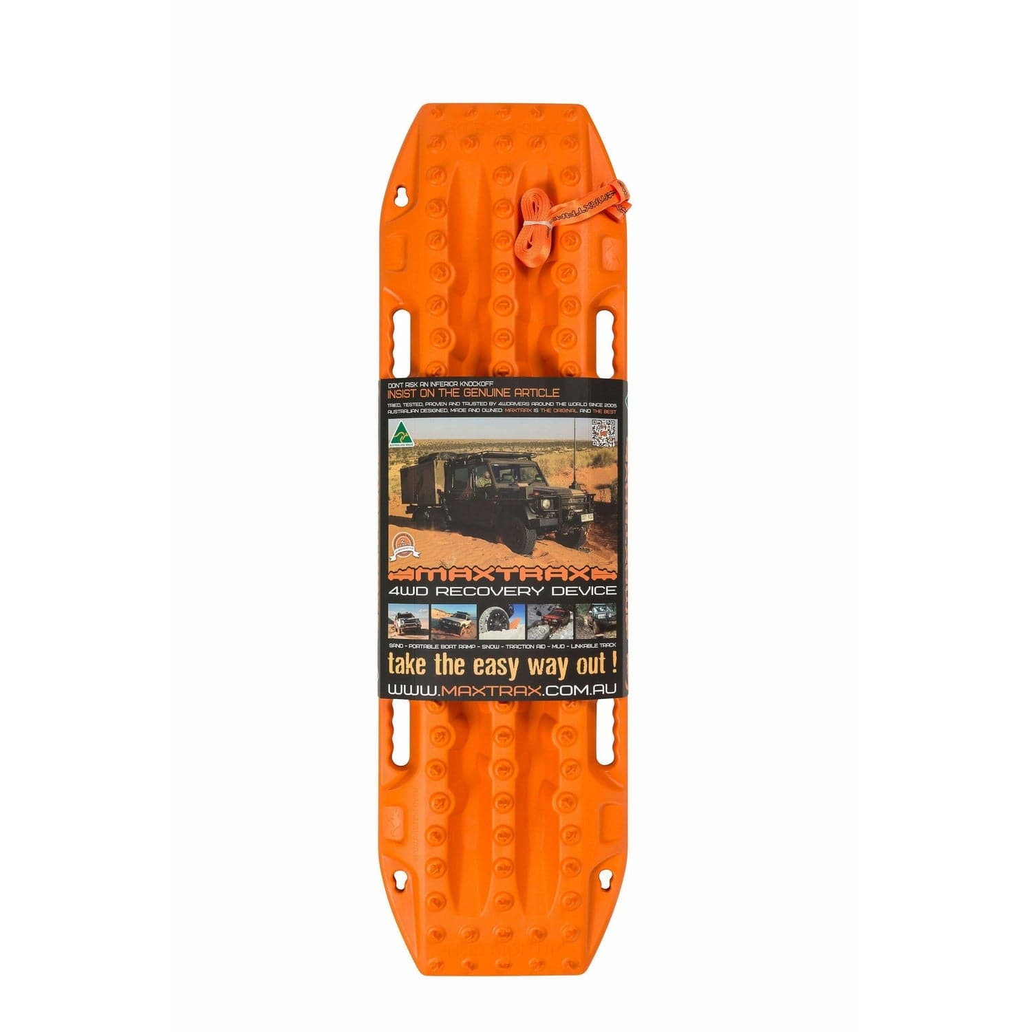 Adventure Imports Traction Boards MAXTRAX MKII Signature Orange Recovery Boards