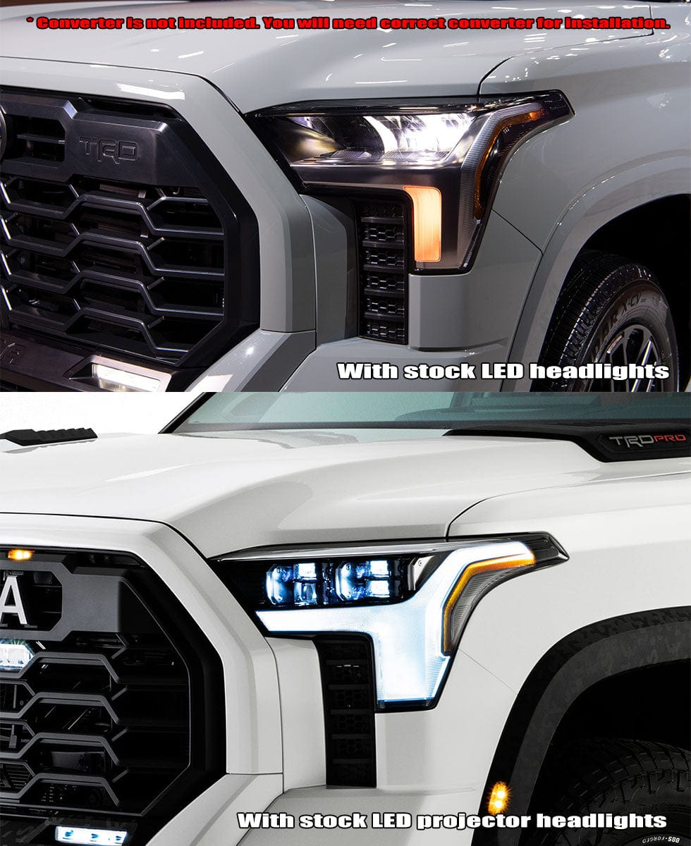 AlphaRex Headlights 22+ Tundra/Sequoia Nova Series Projector Headlights