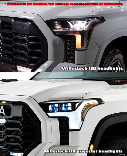 AlphaRex Headlights 22+ Tundra/Sequoia Nova Series Projector Headlights