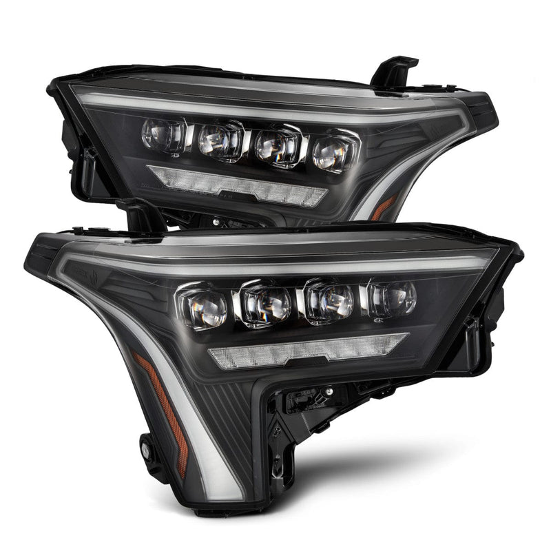 Load image into Gallery viewer, AlphaRex Headlights LED Reflector / White DRL / Black 22+ Tundra/Sequoia Nova Series Projector Headlights
