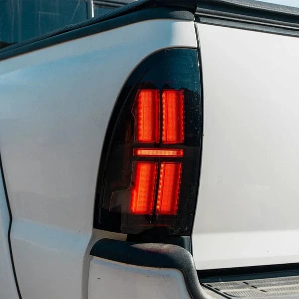 AlphaRex Tail Lights 05-15 Toyota Tacoma NOVA-Series Prismatic LED Tail Lights