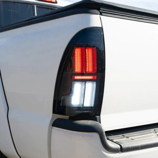 AlphaRex Tail Lights 05-15 Toyota Tacoma NOVA-Series Prismatic LED Tail Lights