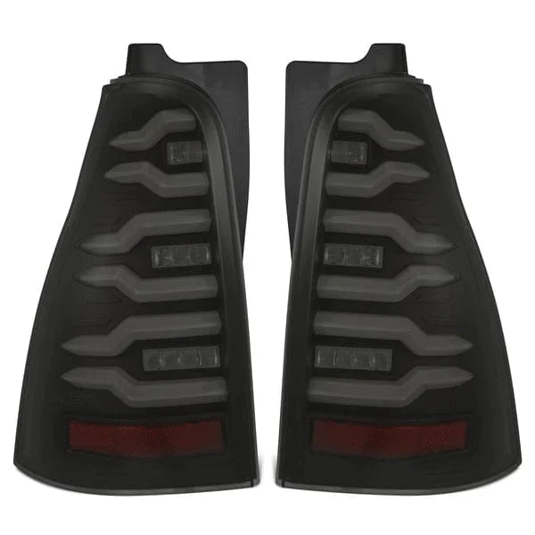 AlphaRex Tail Lights Alpha Black 03-09 Toyota 4Runner LUXX-Series LED Tail Lights