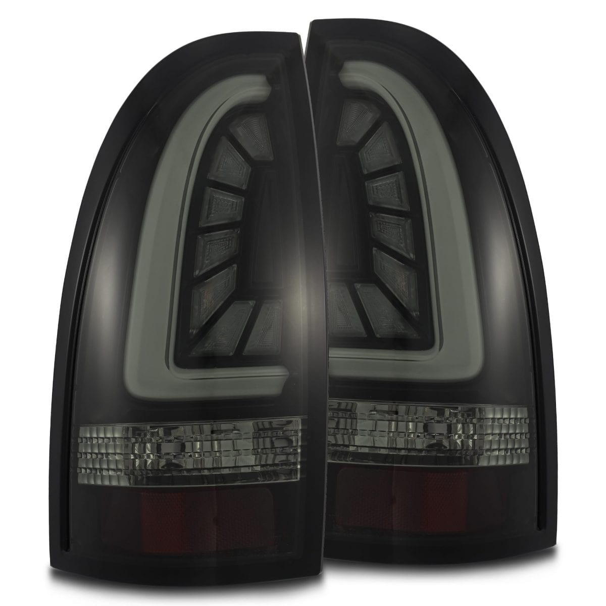 AlphaRex Tail Lights Jet Black Pro Series Tail Lights / 05-15 Tacoma / Alpharexx