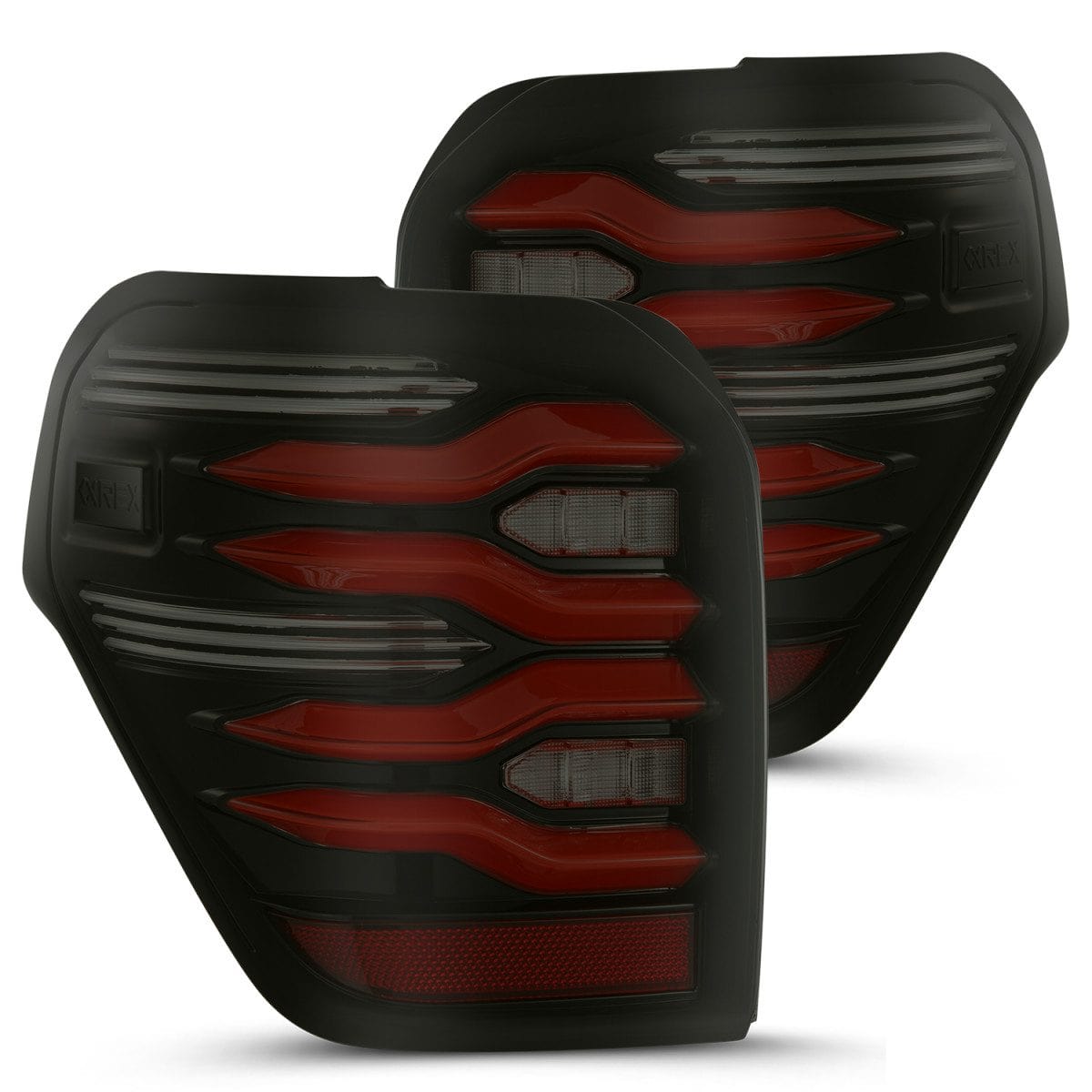 AlphaRex Tail Lights Red Smoked LUXX Series Tail Lights / 14+ 4Runner / AlphaRexx