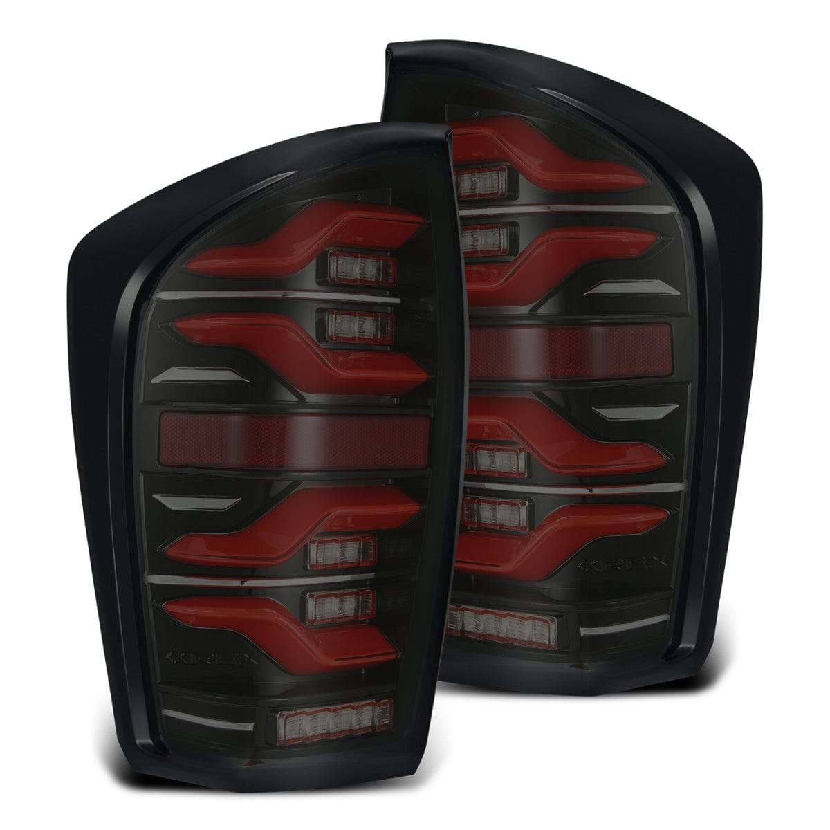 AlphaRex Tail Lights Red Smoked LUXX Series Tail Lights / 16+ Tacoma / AlphaRexx