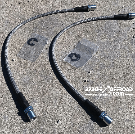 Apache Offroad Suspension Rear Extended Stainless Brake Lines / 03+ 4Runner, Gx460+470, FJ Cruiser / Apache Offroad