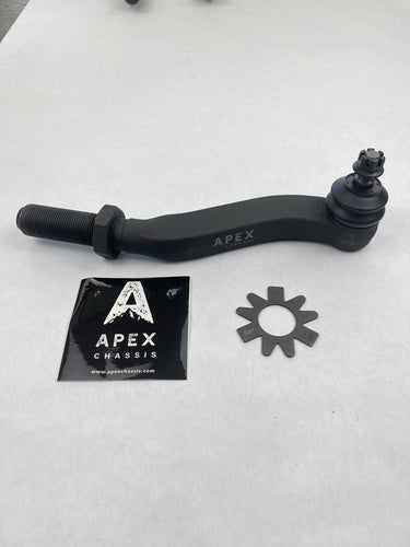 Apex Chassis Tie Rod End Left Hand Front Greaseable Wrangler JK Driver Side Apex Chassis