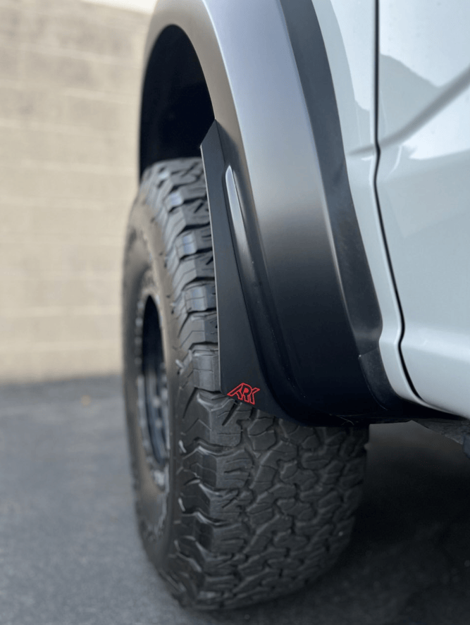 Ark Splash Guards Inner Wheel Well Guard Micros Front Only / White 2023-2026 Ford Raptor R TriXPoly Micro Flares