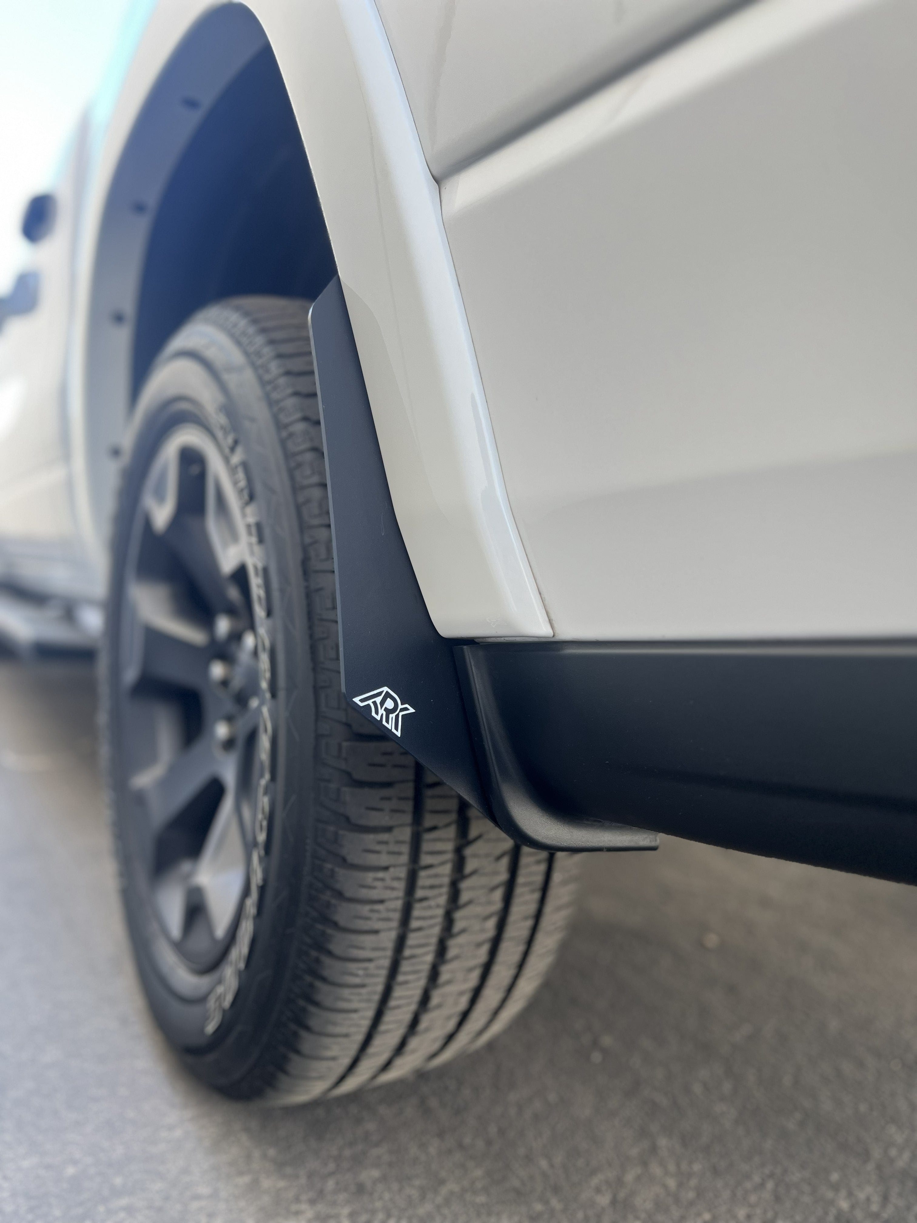 Ark Splash Guards Inner Wheel Well Guard Micros Rear Only / Grey 2019-2026 Dodge 1500 RAM TriXpoly Micro Flares