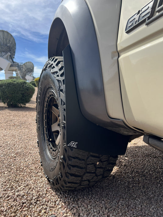 Ark Splash Guards Inner Wheel Well Guard Mid-Mudflaps Front Only / White 2010-2014 Ford Raptor TriXpoly Mid-Mudflaps