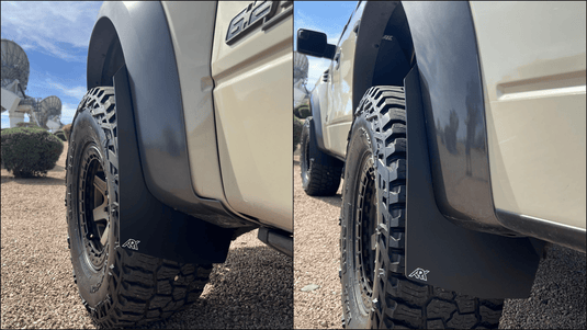 Ark Splash Guards Inner Wheel Well Guard Mid-Mudflaps Full Set / White 2010-2014 Ford Raptor TriXpoly Mid-Mudflaps
