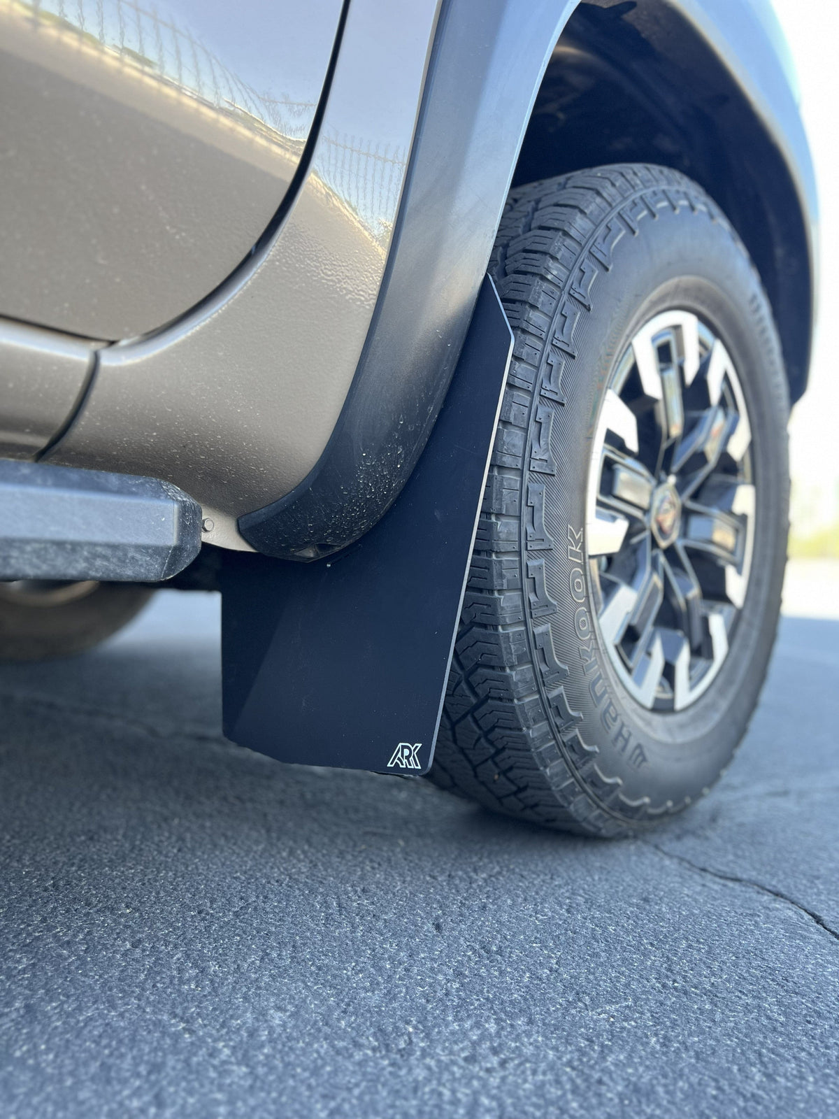 Ark Splash Guards Inner Wheel Well Guard Mud Flaps Front Only / White 2022-2026 Nissan Frontier Pro4X TriXpoly Mudflaps