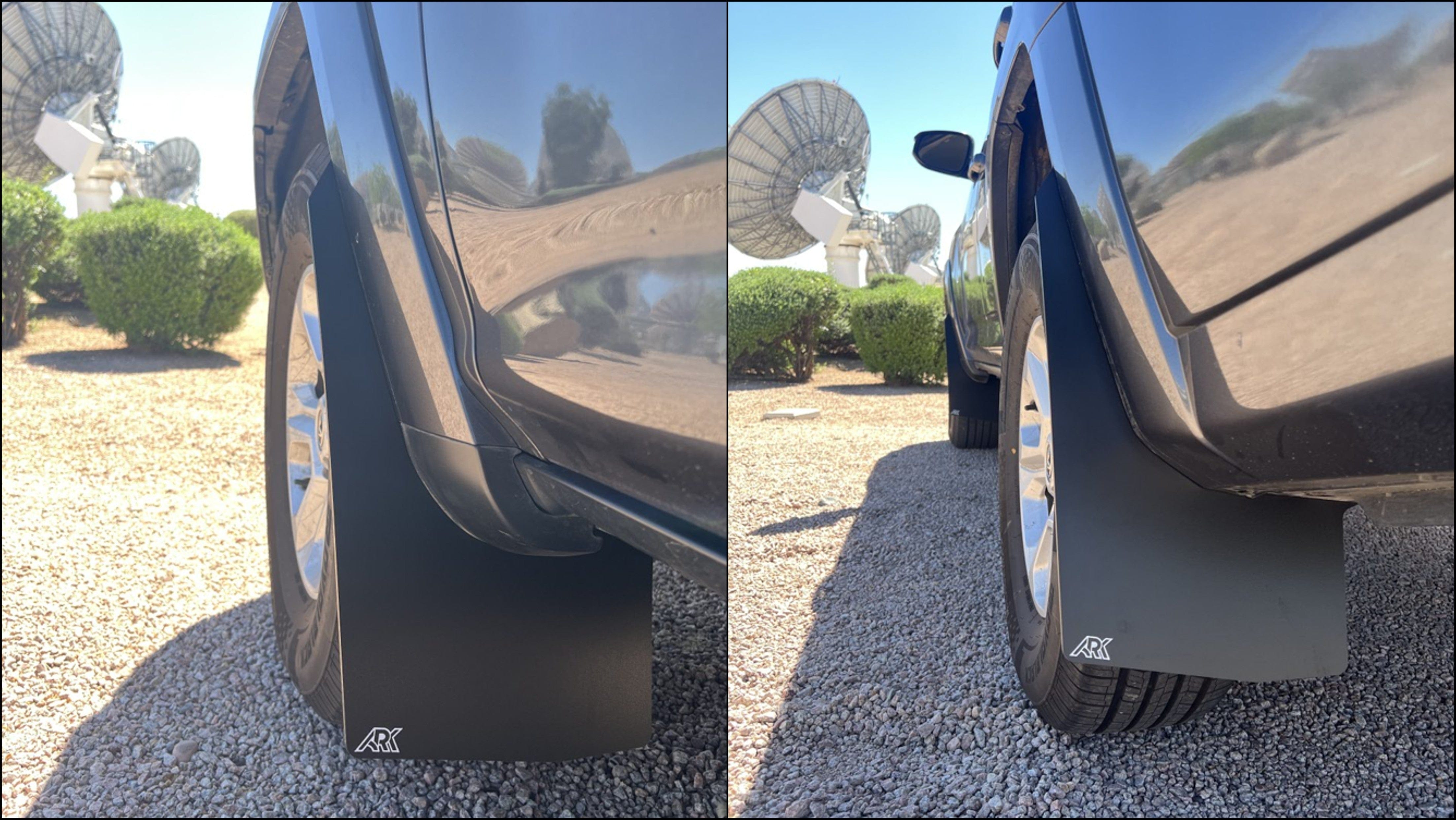 Ark Splash Guards Inner Wheel Well Guard Mudflaps Complete Set / White 2010-2024 Toyota 4Runner TriXPoly Mudflaps