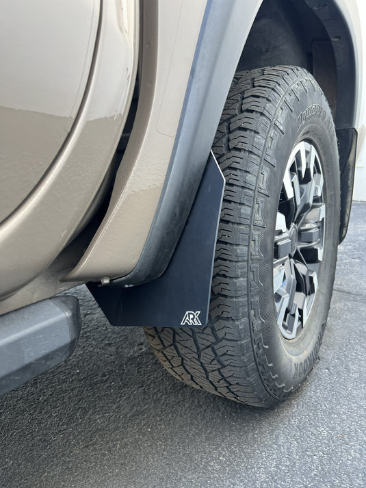Ark Splash Guards Inner Wheel Well Guard Rear Forward Micros Only / White 2022-2026 Nissan Frontier Pro4X TriXPoly Rear Forward Micro