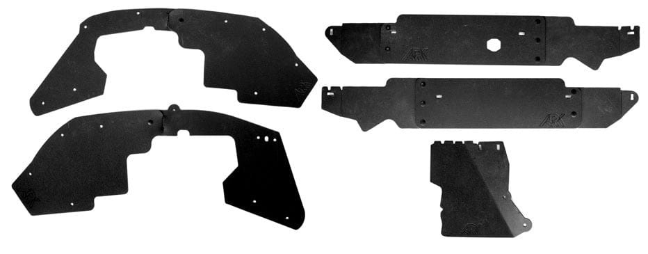 Ark Splash Guards Inner Wheel Well Guard Tundra 3rd Gen - Stock or Suspension Lift Combo Kit (Front & Rear with Fuel Line Protection Panel) 2022-2026 Toyota Tundra Bundle and Save
