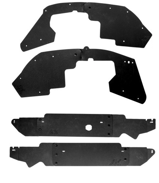 Ark Splash Guards Inner Wheel Well Guard Tundra 3rd Gen - Stock or Suspension Lift Front & Rear Kit 2022-2026 Toyota Tundra Bundle and Save